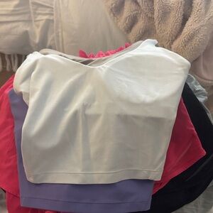 lululemon athletica White Crop Top